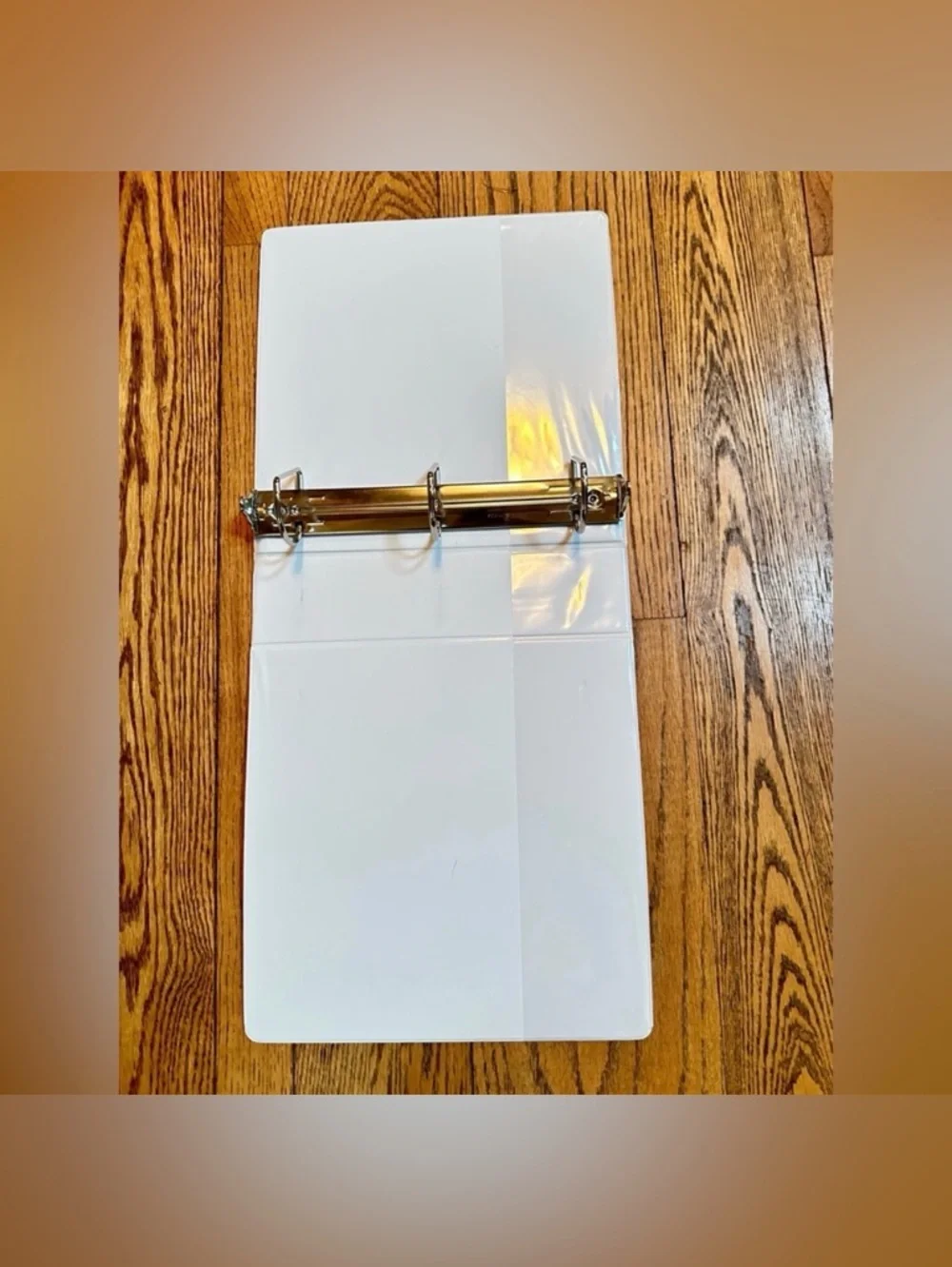 Lot Of 2 White D-Ring View Binders (2” & 2.5”)